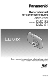 Panasonic DMC-S3K User Manual