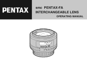 Pentax 26755 Operation Manual