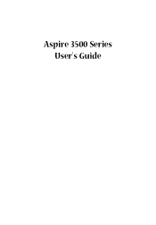 Acer Aspire 3500 Aspire 3500 User's Guide