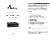 Airlink ASW408POE Quick Installation Guide