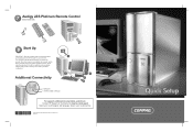 HP GX5000Z Gaming PC - Setup Poster (page 2)