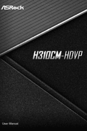 ASRock H310CM-HDVP User Manual
