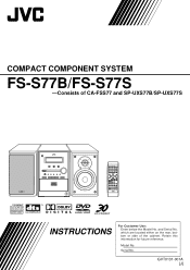 JVC FS-S77 Instructions