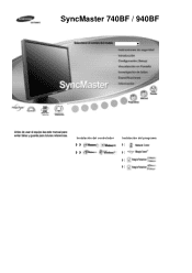 Samsung 740BF User Manual (SPANISH)