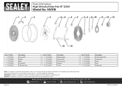 Sealey HVD16 Parts Diagram