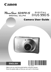 Canon PowerShot SD970 IS PowerShot SD970 IS / DIGITAL IXUS 990 IS Camera User Guide