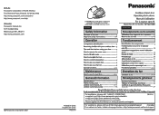 Panasonic NI-QL1000 Operating Instructions