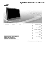 Samsung 460DXn User Manual (user Manual) (ver.1.0) (Korean)