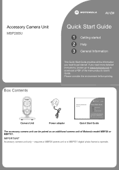 Binatone MBP28 Multi-Cam Quick Start Guide