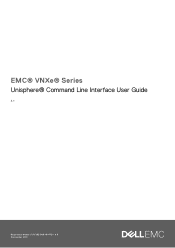 Dell VNXe1600 VNXe Series CLI User Guide