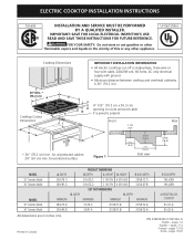 Electrolux EI30EC45KB Installation Instructions (English Español Français)