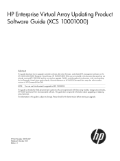 HP EVA P6000 HP Enterprise Virtual Array Updating Product Software Guide (xcs10001000) (5697-1229, October 2011)