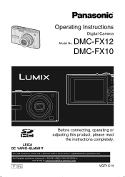 Panasonic DMC-FX12S Digital Still Camera