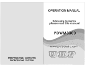 Pyle PDWM3300 PDWM3300 Manual 1