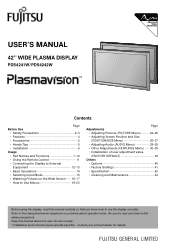 Fujitsu PDS-4242 User Manual