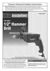 Harbor Freight Tools 62543 User Manual