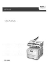 Oki C5510nMFP Guide:  Setup and Installation C5510MFP (Canadian French)