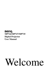 BenQ MP735 User Manual