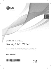 LG WH16NS40 Owners Manual - English