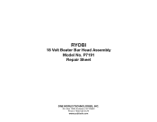Ryobi P724B Parts Diagram 1