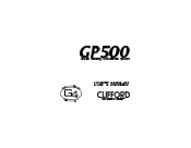 Clifford GP500 Owners Guide