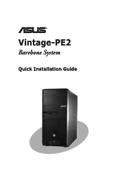 Asus Vintage-PE2 Vintage-PE2 Quick Installation Guide for English Edition