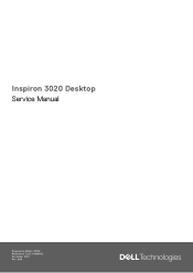 Dell Inspiron 3020 Desktop Service Manual