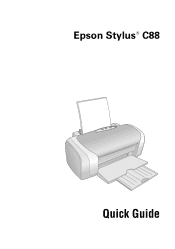 Epson Stylus C88 Quick Reference Guide