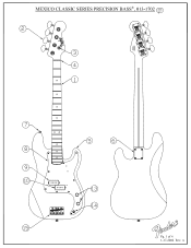 Fender Road Worn 3950s Precision Bass 50s Precision Bass Service Diagrams