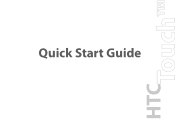 HTC Touch Alltel Quick Start Guide