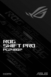 Asus ROG Swift Pro PG248QP User Guide