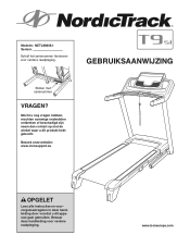 NordicTrack T9 Si Cwl Treadmill Dutch Manual