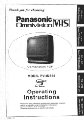 Panasonic PVM2738 PVM2738 User Guide
