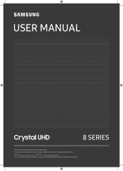Samsung UN55TU8300F User Manual
