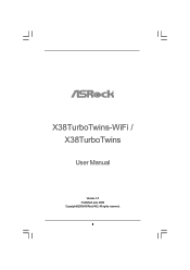 ASRock X38TurboTwins-WiFi User Manual