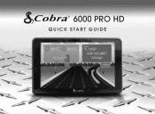 Cobra 6000 PRO HD Quick Start Guide