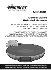 Memorex MD6451BLK User Guide