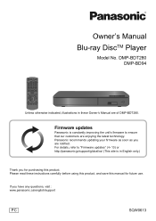 Panasonic DMP-BDT280 Owners Manual