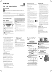 Samsung HW-S60D Quick Start Guide