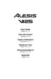 Alesis VI25 User Manual