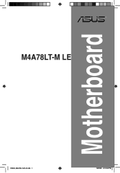 Asus M4A78LT-M LE User Manual