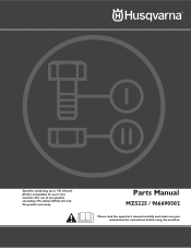 Husqvarna MZ 5225 Parts Manual