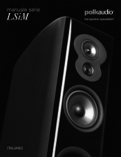 Polk Audio LSiM702F/X LSiM Manual - Italian