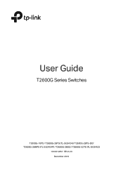 TP-Link T2600G-52TS T2600G Series Switches User Guide