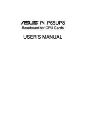 Asus P65UP8 User Manual