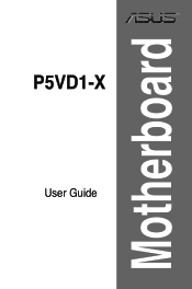 Asus P5VD1-X P5VD1-X User's Manual for English Edition
