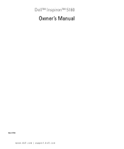 Dell Inspiron 5160 Owner's Manual