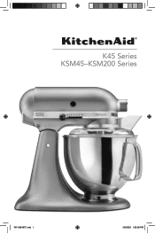 KitchenAid KSM155GBSR Owners Manual 1