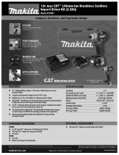 Makita DT04R1 Makita DT04R1 New Tool Flyers English