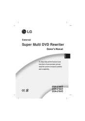 LG GSA2164D Owners Manual